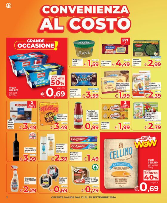 Volantino Eurospar a Dorgali | Conveneienza al costo  | 12/9/2024 - 25/9/2024