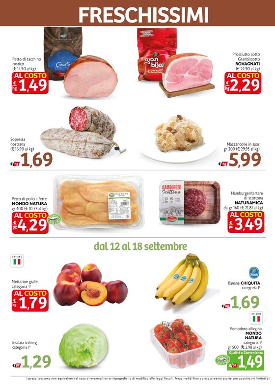 Volantino Belmarket a Monselice | Al costo  | 12/9/2024 - 25/9/2024