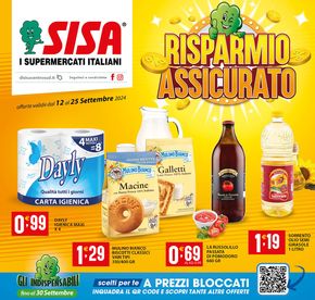 Volantino Sisa a Paliano | Risparmio assicurato | 12/9/2024 - 25/9/2024