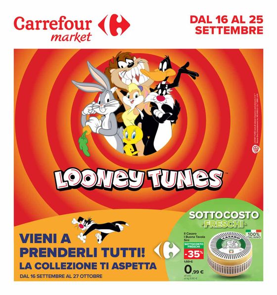 Volantino Carrefour Market a Valmontone | Sottocosto freschi  | 16/9/2024 - 25/9/2024