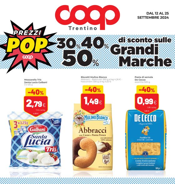 Volantino Coop a Cavizzana | Grandi marche | 12/9/2024 - 25/9/2024