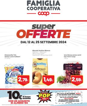 Volantino Coop a Bresimo | Super offerte | 12/9/2024 - 25/9/2024