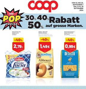 Volantino Coop a Cavizzana | 30% 40% 50% rabatt auf grosse marken. | 12/9/2024 - 25/9/2024