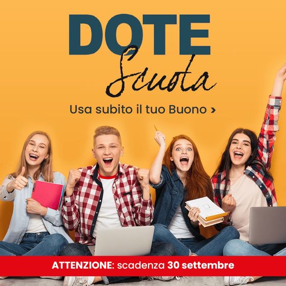 Volantino Libraccio a Como | Dote Scuola  | 12/9/2024 - 30/9/2024