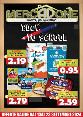 Offerte di Back to school a Frosinone | Back to school in MercADone | 13/9/2024 - 23/9/2024