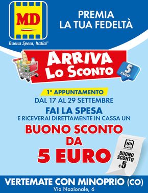 Offerte di Discount a Erba | Arriva lo sconto in MD | 17/9/2024 - 29/9/2024