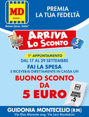 Volantino MD a Capranica Prenestina | Arriva lo sconto | 17/9/2024 - 29/9/2024