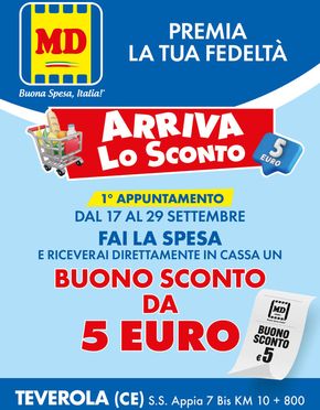 Volantino MD a Casavatore | Arriva lo sconto | 17/9/2024 - 29/9/2024