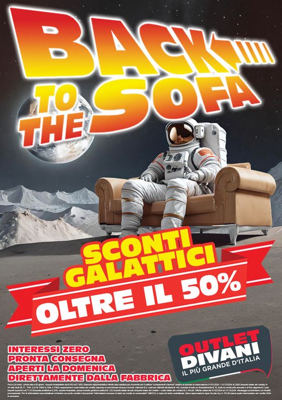 Volantino Outlet divani a Lissone | Back to the sofa! | 12/9/2024 - 12/10/2024