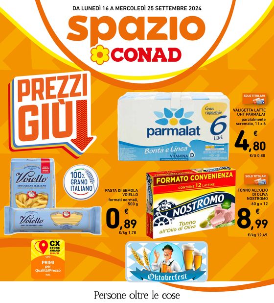 Volantino Spazio Conad a Montenero di Bisaccia | Prezzi giu | 16/9/2024 - 25/9/2024