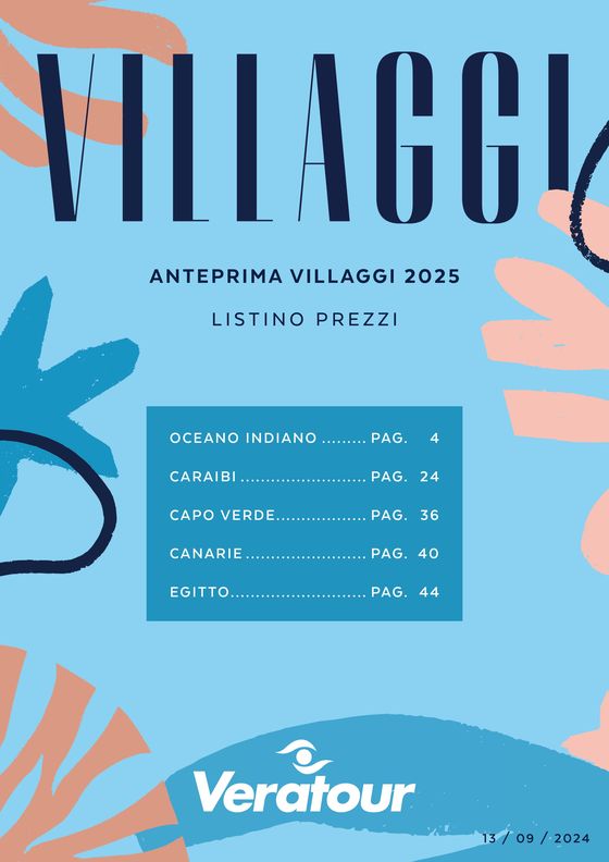 Volantino Veratour a Piacenza | Anteprima villaggi 2025 | 16/9/2024 - 31/1/2025