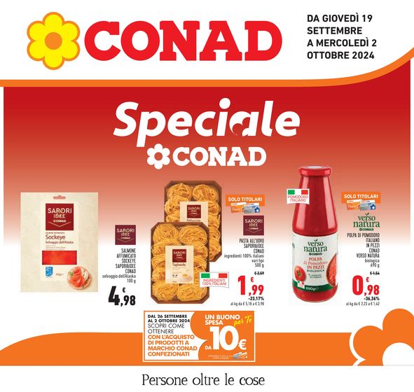 Volantino Conad a Candelo | Speciale Conad | 19/9/2024 - 2/10/2024