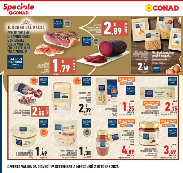 Volantino Conad a Settimo Torinese | Speciale Conad | 19/9/2024 - 2/10/2024