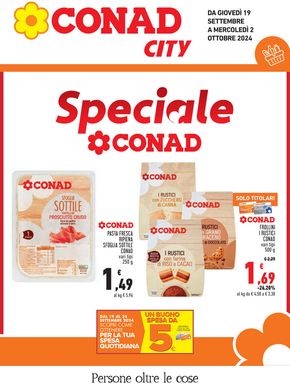 Volantino Conad City a Castelnuovo di Val di Cecina | Speciale Conad | 19/9/2024 - 2/10/2024