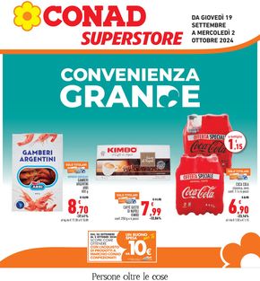 Volantino Conad Superstore a Lucinasco | Convenienza grande | 19/9/2024 - 2/10/2024