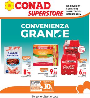 Volantino Conad Superstore a Codrongianos | Convenienza grande | 19/9/2024 - 2/10/2024