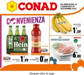 Offerte di Iper e super a Trebisacce | Convenienza in Conad | 18/9/2024 - 29/9/2024