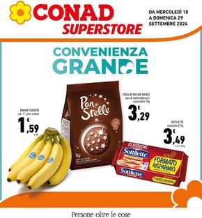 Offerte di Iper e super a Petralia Soprana | Convenienza grande in Conad Superstore | 18/9/2024 - 29/9/2024