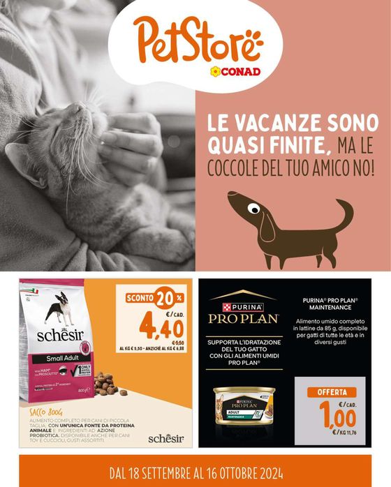 Volantino Pet Store Conad a Montalto Uffugo | Dal 18 settembre al 16 Ottobre | 18/9/2024 - 16/10/2024