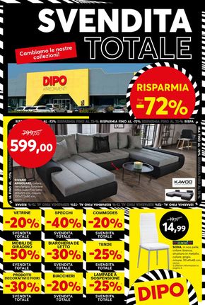 Offerte di Arredamento a Portogruaro | Risparmio fino al 72% in Dipo | 16/9/2024 - 29/9/2024