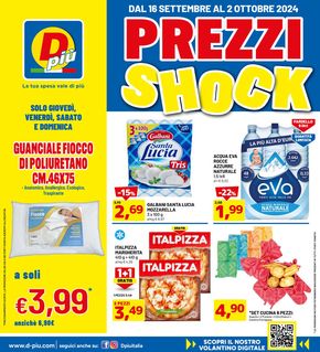 Volantino Dpiu a Milano | Prezzi shock ! | 16/9/2024 - 2/10/2024