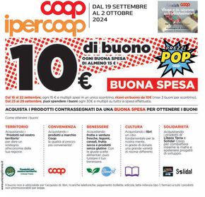 Volantino Coop a Roma | Dal 19 settembre al 2 ottobre | 19/9/2024 - 2/10/2024