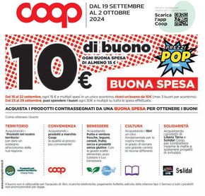 Offerte di Iper e super a Fabrica di Roma | Dal 19 settembre al 2 ottobre in Coop | 19/9/2024 - 2/10/2024