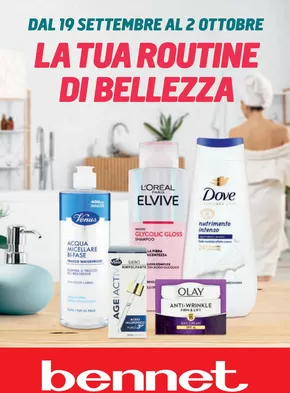 Volantino Bennet a Valsolda | La tua routine di bellezza | 19/9/2024 - 2/10/2024