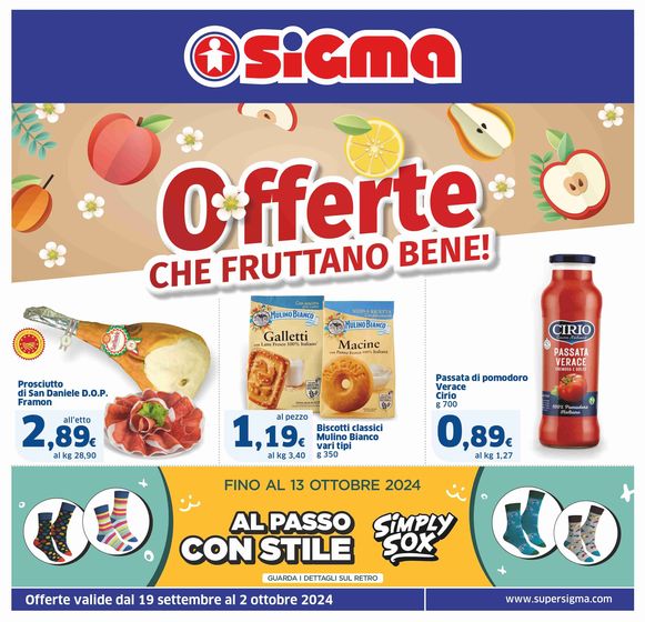 Volantino Sigma a Trezzo sull'Adda | Offerte che fruttano bene! + Speciale colazione , Sigma | 19/9/2024 - 2/10/2024