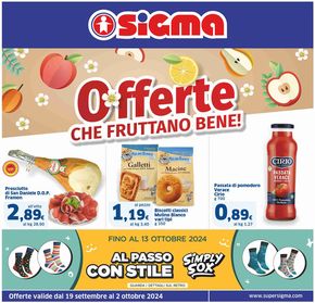 Volantino Sigma a Verona | Offerte che fruttano bene! + Speciale colazione , Sigma | 19/9/2024 - 2/10/2024