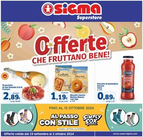 Volantino Sigma a Trezzo sull'Adda | Offerte che fruttano bene! + Speciale colazione , Superstore | 19/9/2024 - 2/10/2024