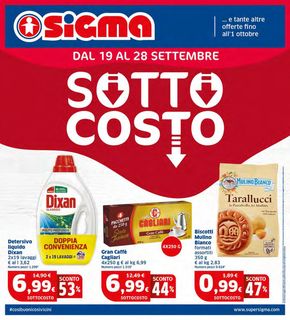 Offerte di Iper e super a Gaggio Montano | Sottocosto in Sigma | 19/9/2024 - 1/10/2024