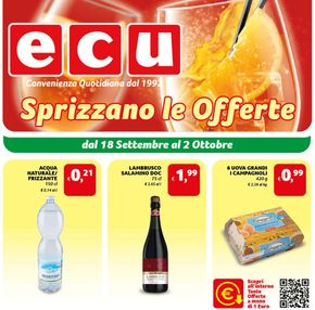 Offerte di Discount a Traversetolo | Sprizzano le offerte in Ecu | 18/9/2024 - 2/10/2024