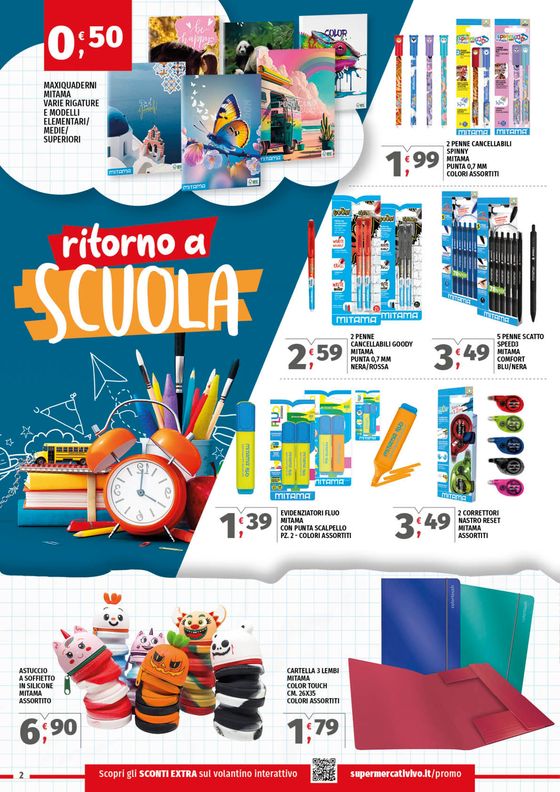 Volantino Vivo Supermercati a Fuscaldo | Sconti di fine estate | 17/9/2024 - 28/9/2024