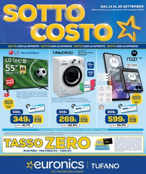 Offerte di Elettronica a Boscoreale | Sottocosto in Euronics | 17/9/2024 - 25/9/2024