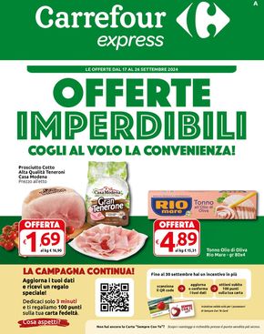 Volantino Carrefour Express a Busalla | Offerte imperdibili | 17/9/2024 - 26/9/2024