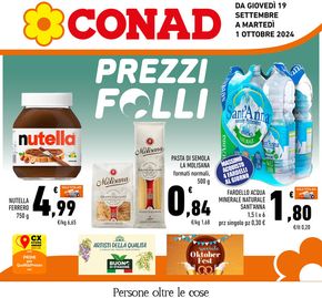 Volantino Conad a Ciorlano | Prezzi folli | 19/9/2024 - 1/10/2024