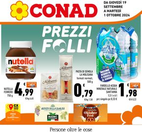 Offerte di Iper e super a Galatina | Prezzi folli in Conad | 19/9/2024 - 1/10/2024