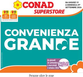 Offerte di Iper e super a Porto Potenza Picena | Convenienza grande in Conad Superstore | 19/9/2024 - 29/9/2024