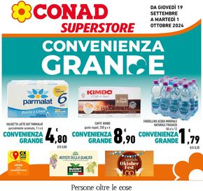 Offerte di Iper e super a Folignano | Convenienza grande in Conad Superstore | 19/9/2024 - 1/10/2024