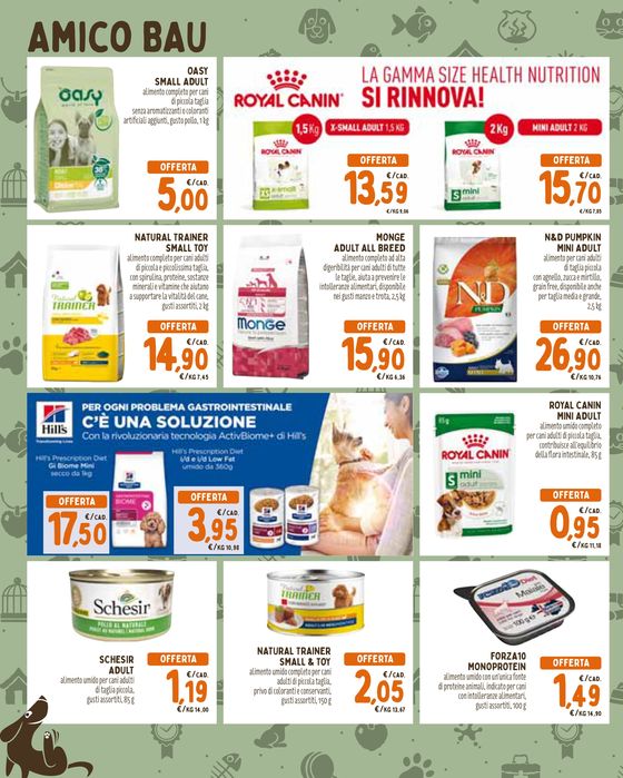 Volantino Pet Store Conad a Verucchio | La vacanze sono quasi finite, ma le coccole del tuo amico no! | 19/9/2024 - 16/10/2024