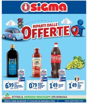 Volantino Sigma | Riparti dalle offerte | 17/9/2024 - 26/9/2024