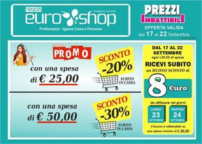 Offerte di Cura casa e corpo a Polignano a Mare | Prezzi imbattibili in EUROSHOP Monopoli | 17/9/2024 - 22/9/2024