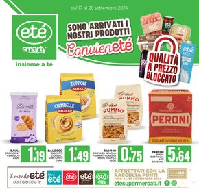 Volantino Etè a Casal Velino | Sono arrivati i nostri prodotti conveniete | 17/9/2024 - 26/9/2024