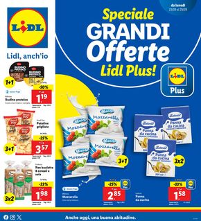 Volantino Lidl a Cavizzana | Speciale Grandi Offerte Lidl Plus! | 23/9/2024 - 29/9/2024