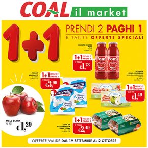 Volantino Coal a Belmonte del Sannio | 1+1 prendi 2 paghi 1 | 19/9/2024 - 2/10/2024