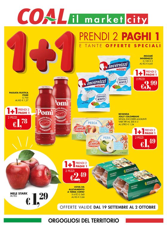 Volantino Coal a Arsita | 1 +1 Prendi 2 paghi 1 | 19/9/2024 - 2/10/2024