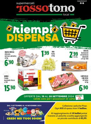 Volantino Supermercati Rossotono Local a Carfizzi | Riempi dispensa | 19/9/2024 - 28/9/2024