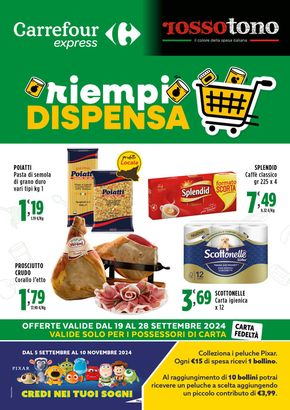 Volantino Carrefour Express a Avola | Riempi dispensa | 19/9/2024 - 28/9/2024