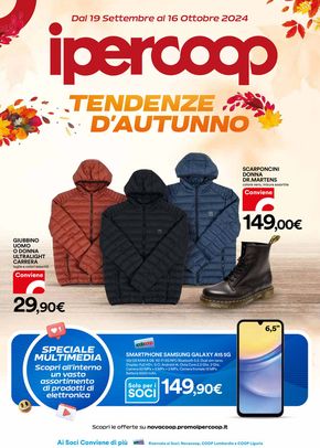 Offerte di Iper e super a Pianezza | Tendenze d'Autunno in Ipercoop | 19/9/2024 - 16/10/2024